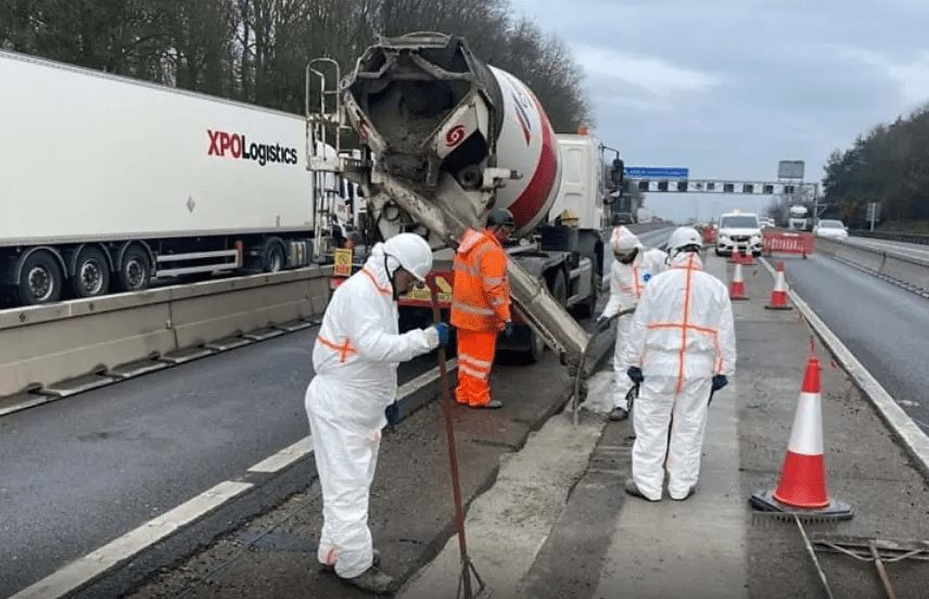 National Highways are making improvements to the M1