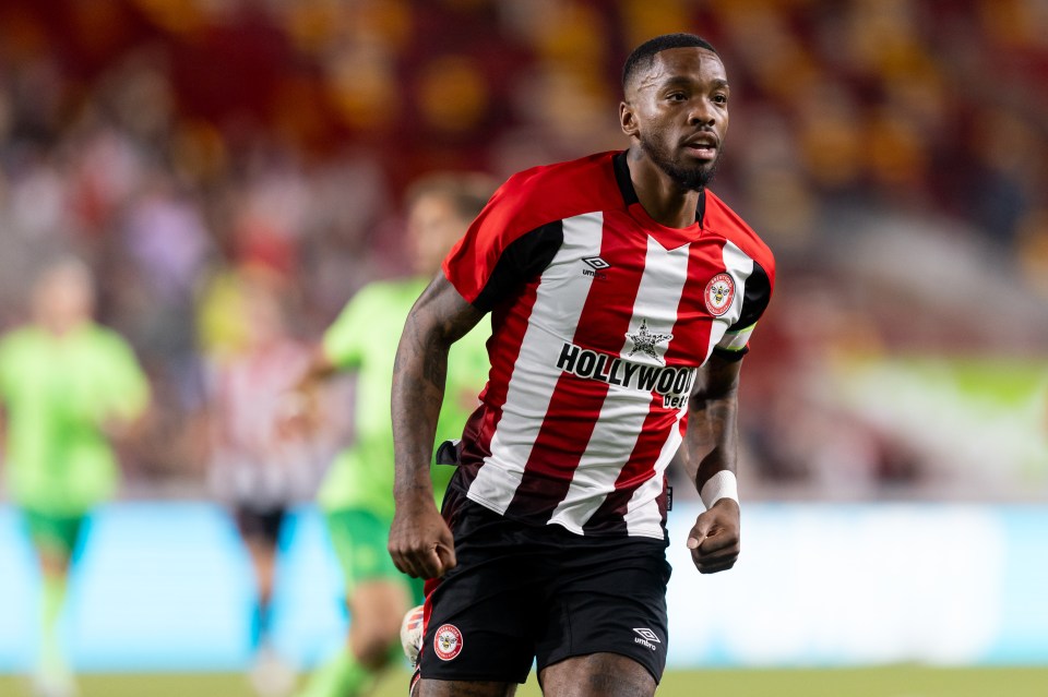 Toney looks set to leave Brentford after being left out of the squad against Crystal Palace