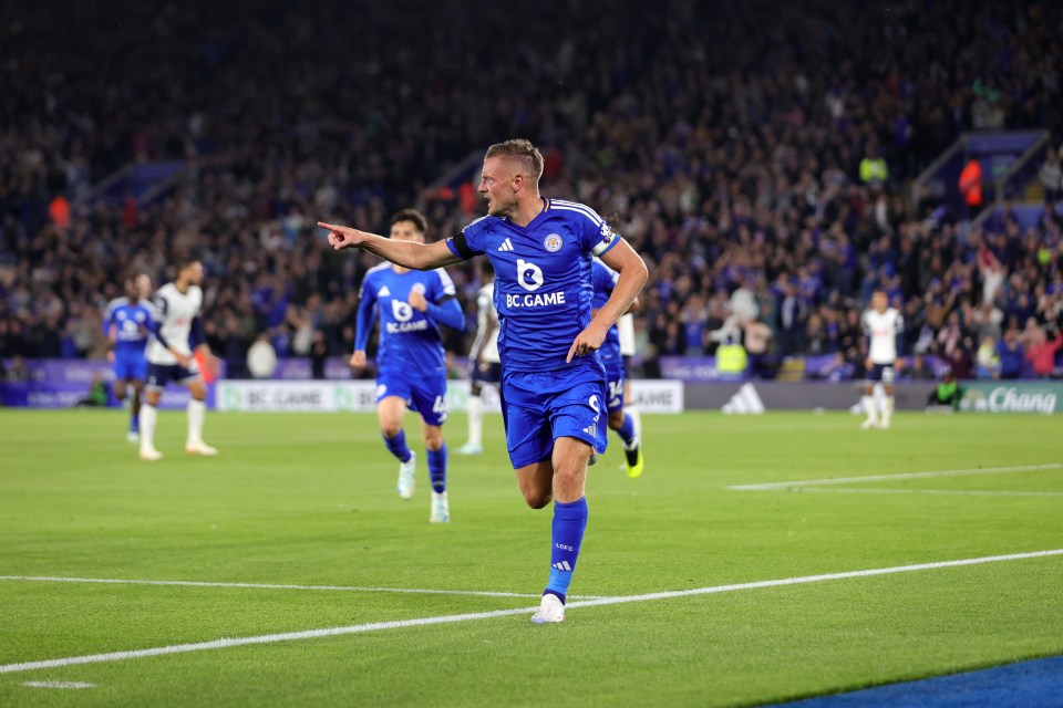 Jamie Vardy returned to the Premier League with a BANG