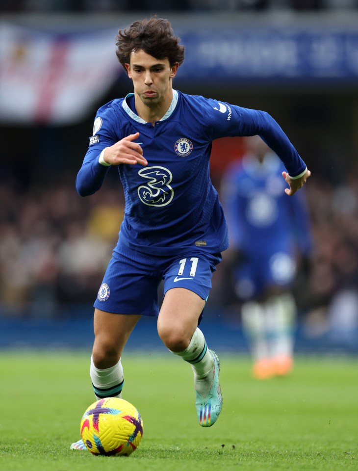 The Portuguese forward was on loan at Stamford Bridge in 2022-23