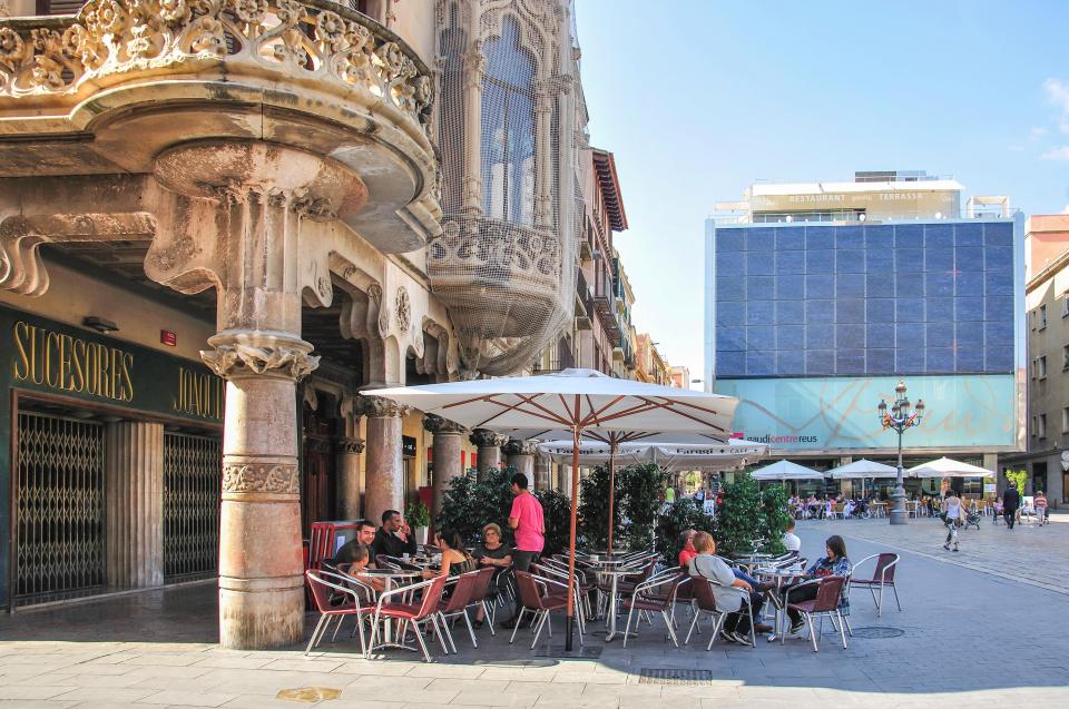 Reus in Spain was the birthplace of Gaudi, the famous Catalan architect