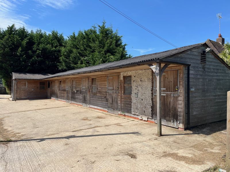 The grounds also include a stable yard