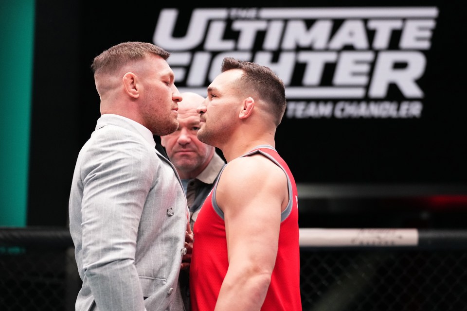 Conor McGregor was due to make his cage comeback against Michael Chandler in June