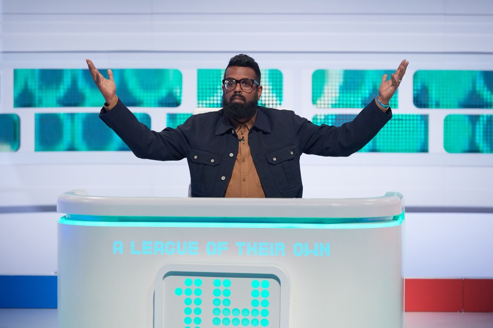 A League Of Their Own will continue to be presented by Romesh Ranganathan, but the teams have yet to be announced.