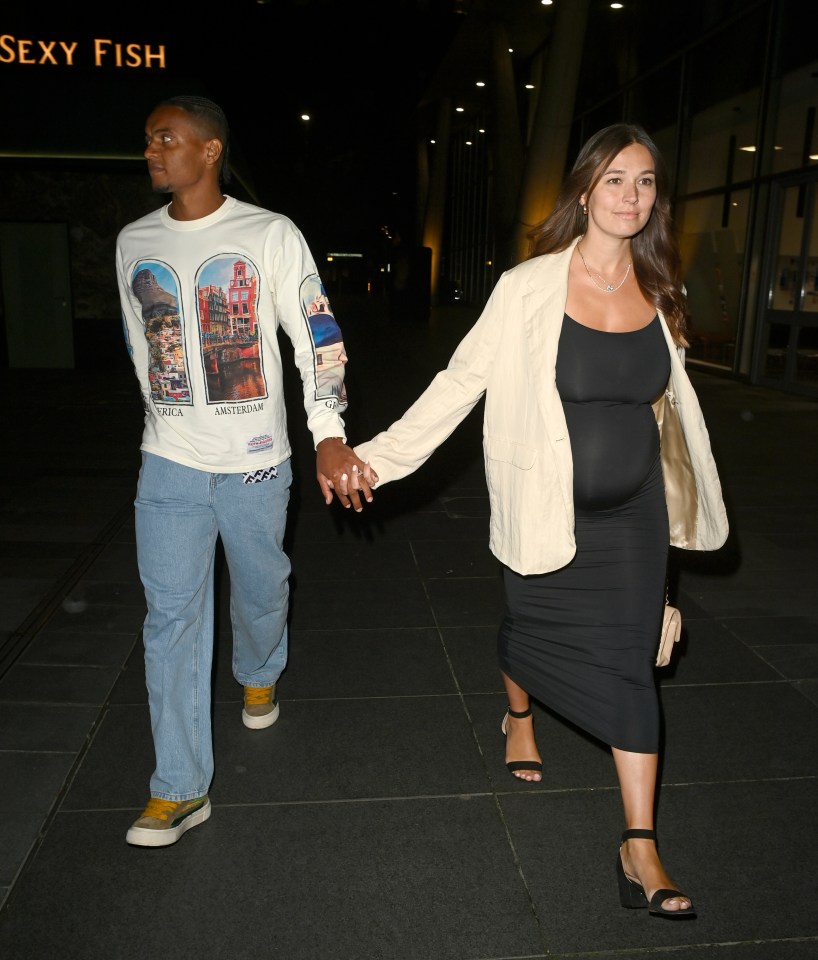 Manuel Akanji joined the party with partner Melanie Windler