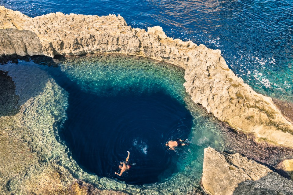 Malta is famous for its lagoons and the island of Gozo