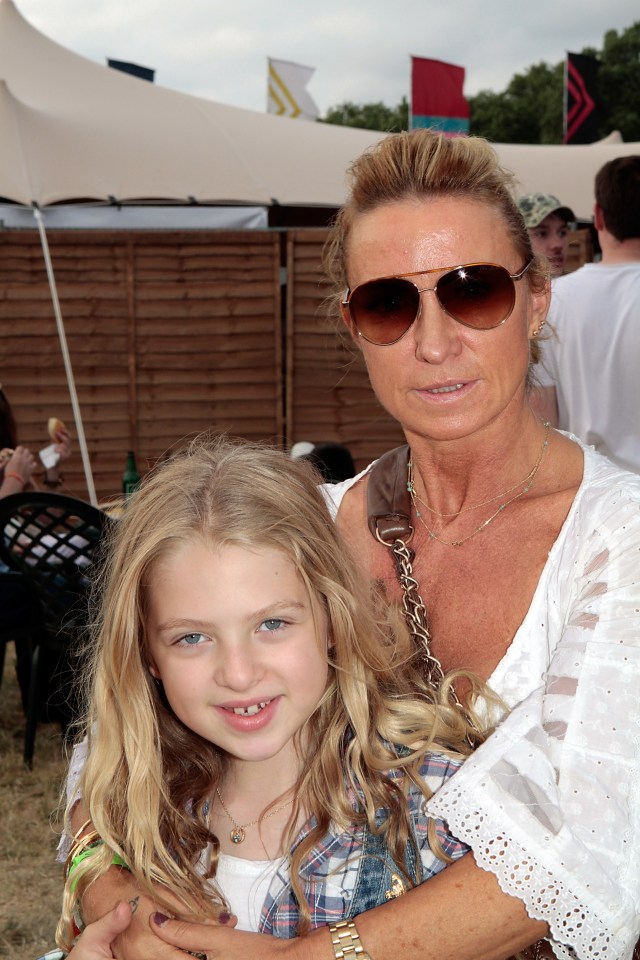 Anais seen here with her mum Meg Matthews, as a child