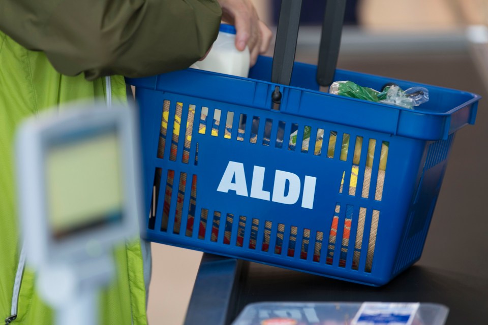 CARDIFF, UNITED KINGDOM - AUGUST 30: Aldi branding seen in an Aldi supermarket on August 30, 2018 in Cardiff, United Kingdom. (Photo by Matthew Horwood/Getty Images)