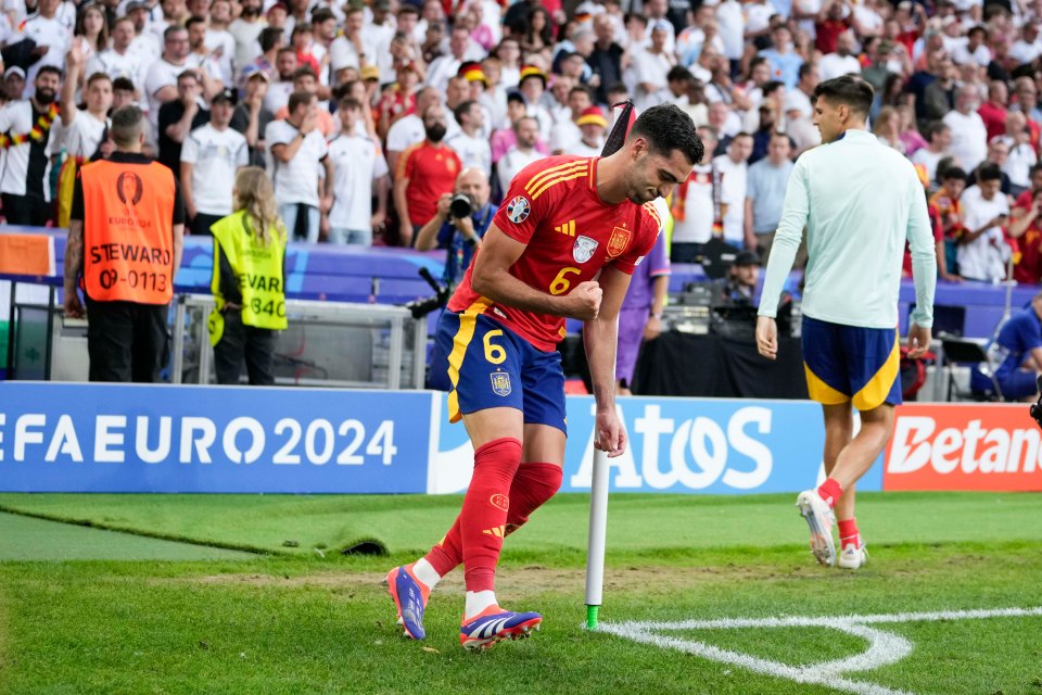 a soccer player with the number 6 on his jersey