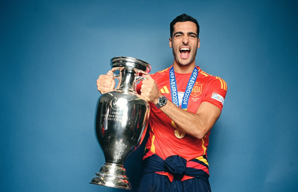 The midfielder helped Spain win the Euros this summer