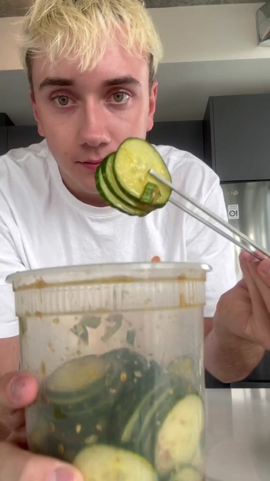 Who is Logan? Influencer behind the viral TikTok cucumber recipe trend, //www.tiktok.com/@logagm?lang=en