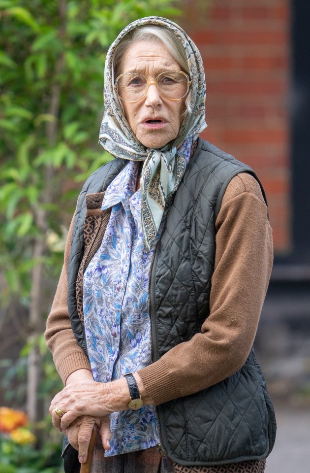 Dame Helen Mirren was previously spotted on the set of the new movie