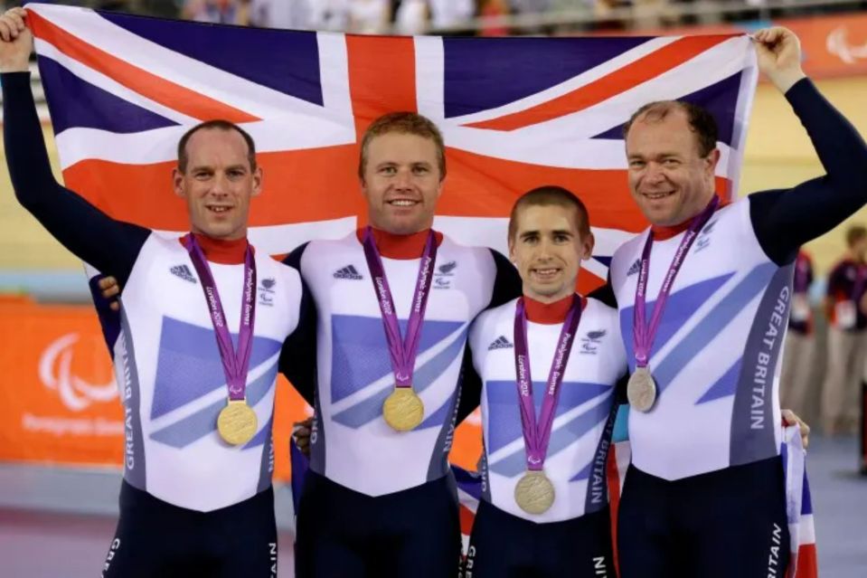 Richard (pictured on the right) has won several Paralympic gold medals