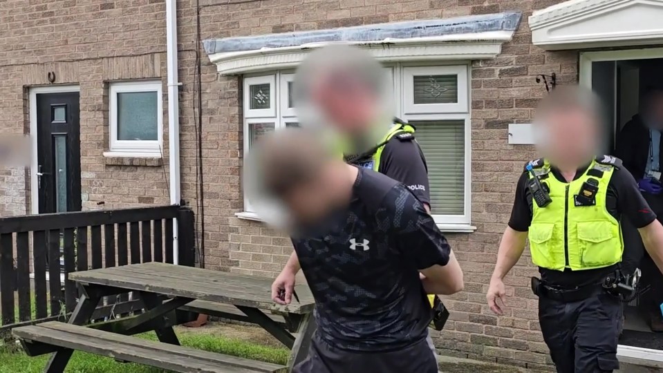 Cops have been carrying out raids across the country to bring people to justice