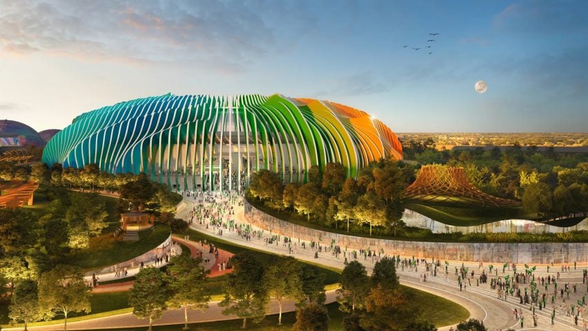 The Qiddiya Coast Stadium plans to become the most colourful stadium of the lot