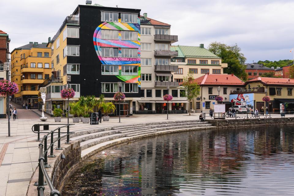 The best way to get there is to fly to Gothenburg, which is then 30 minutes by car or bus