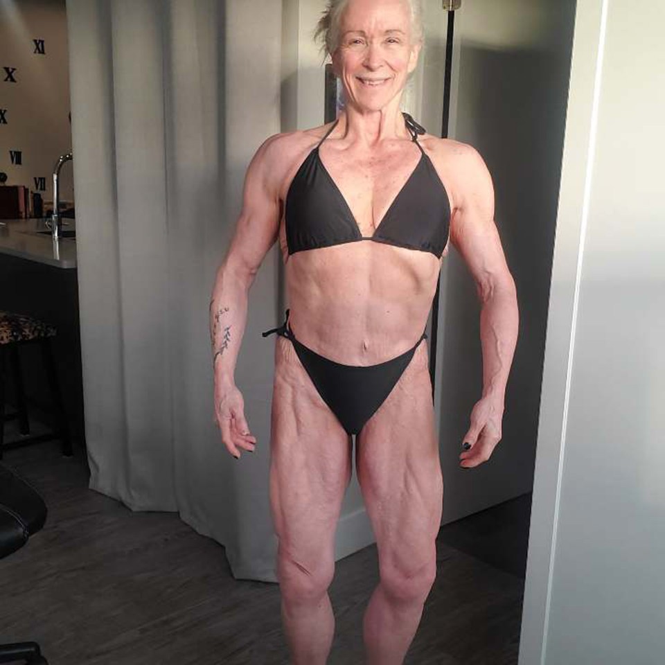 Sher got back into bodybuilding to deal with the grief over her son