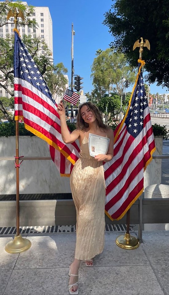 Karelina became a US citizen in 2021