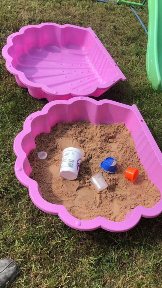 Parents are making at-home beaches using Aldi bargains