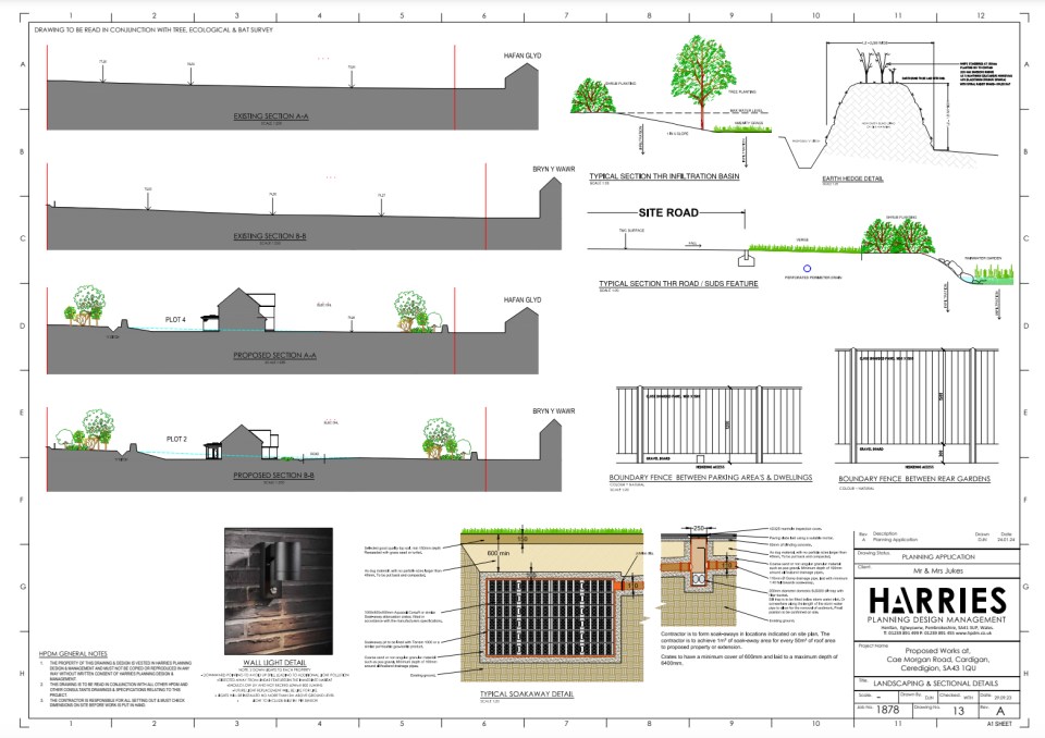 Plans for the new homes which are supposedly in the £400,000 bracket