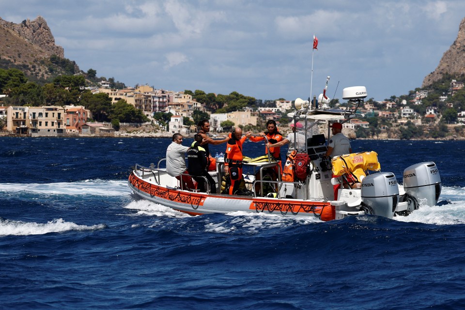 Rescue personnel tirelessly worked off the coast of Porticello, near Palermo, in Sicily