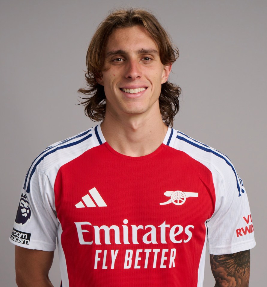 Riccardo Calafiori is a new addition to the Arsenal team