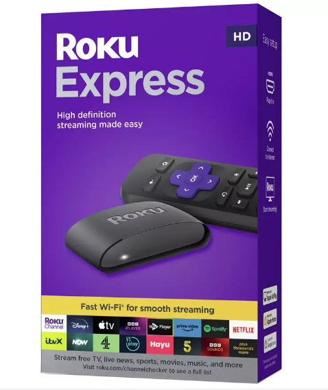 The Roku Express has dropped to £24.99 from £29.99 at Argos and Amazon