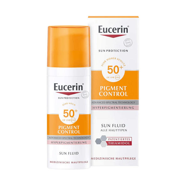 Eucerin Sun Face Pigment Control SPF50+ can help protect your skin from melasma