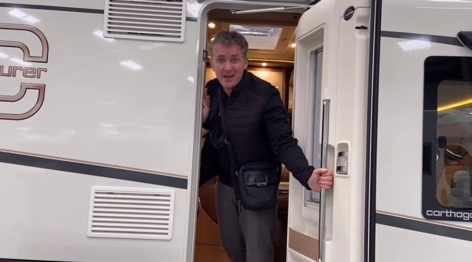 Shane has bought a new smaller campervan so he can enjoy peace and quiet