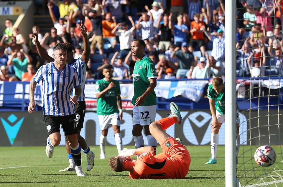 The Pilgrims were battered 4-0 by Sheffield Wednesday