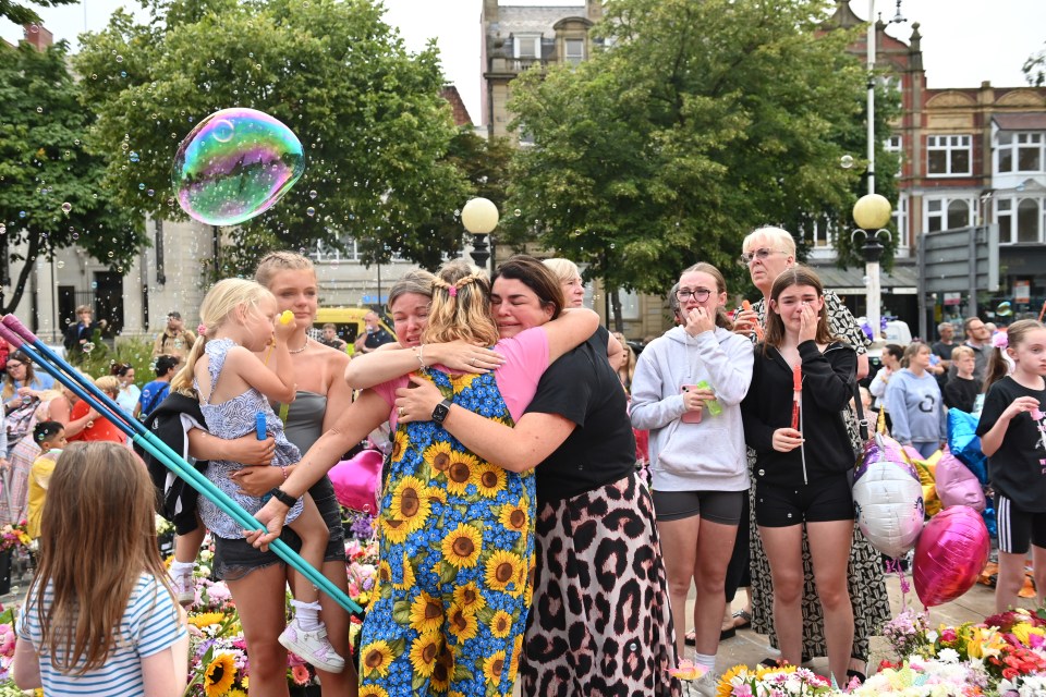 Emotional crowds marked a week since the attack