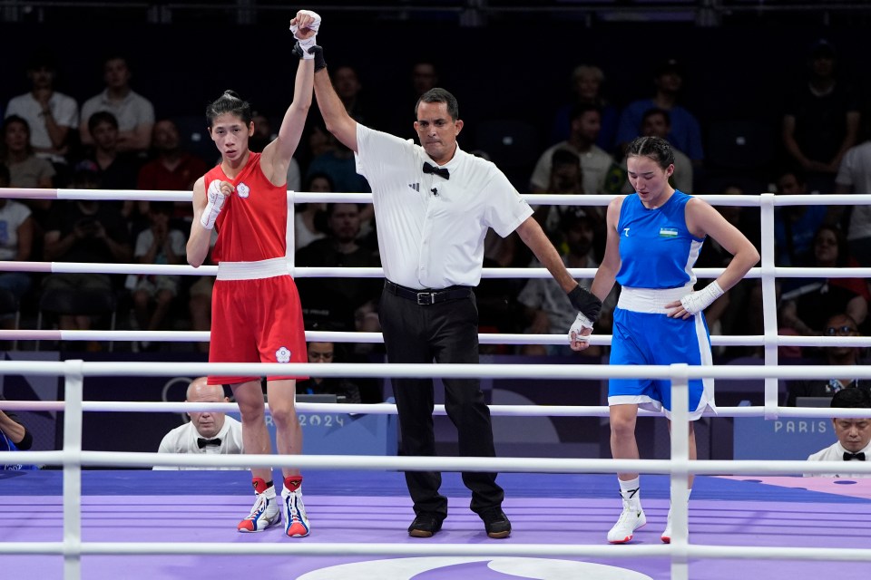 Taiwan’s Lin Yu-ting defeated Uzbekistan’s Sitora Turdibekova