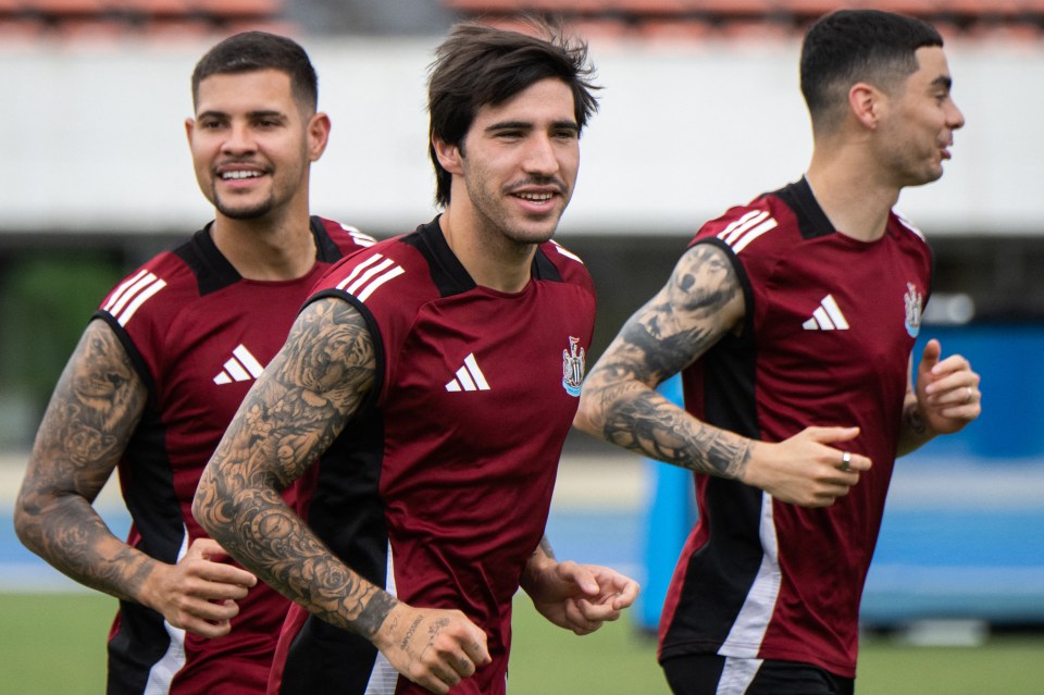 Sandro Tonali is a popular member of the squad