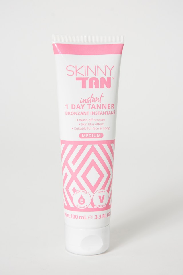 skinny tan instant 1 day tanner is a medium shade