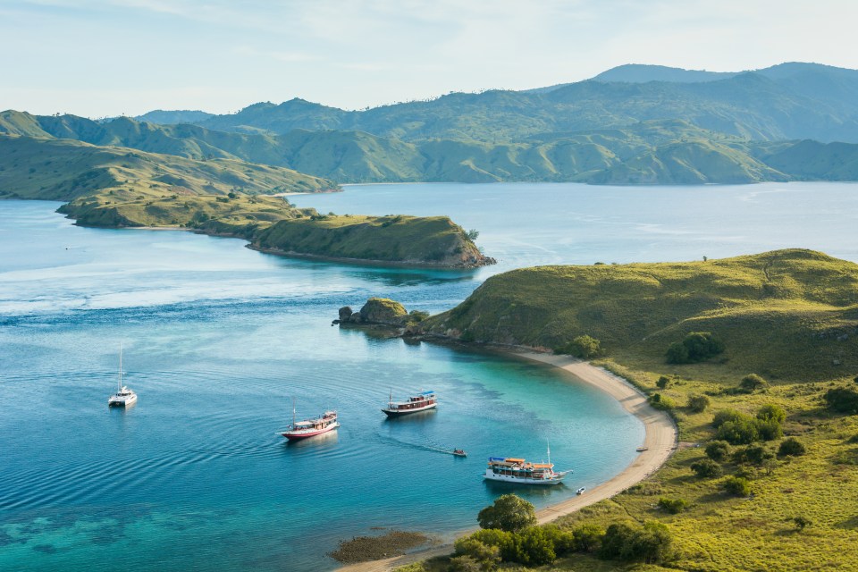 But the hotel is actually on the island of Labuan Bajo in Bali