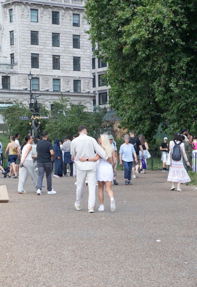 The couple were spotted in Hyde Park today