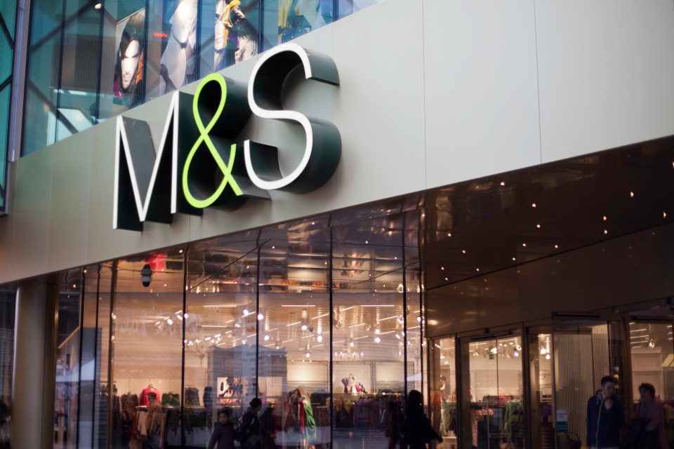 a store called m & s is located in a mall