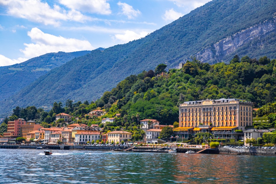 Lake Como is famous for its stunning views and is a popular celebrity hotspot