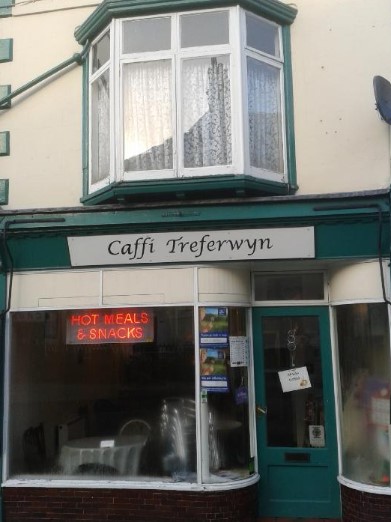 The cheapest breakfast can be found at Caffi Treferwyn