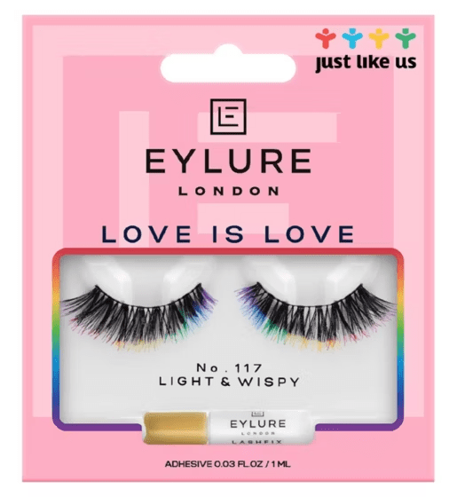 You can also buy false eyelashes for £4