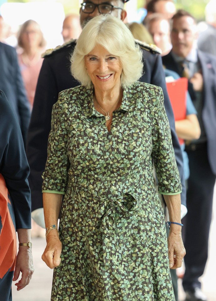 Queen Camilla today gave a reassuring update on the King's condition