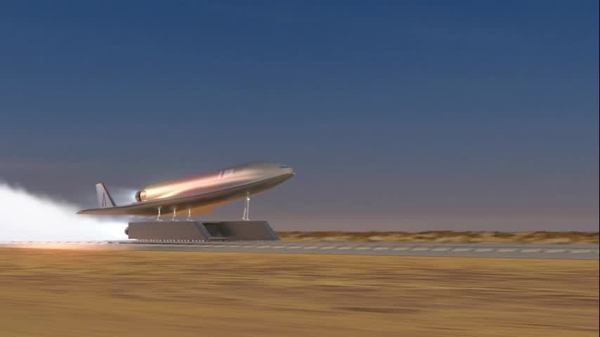 an artist 's impression of a space shuttle taking off