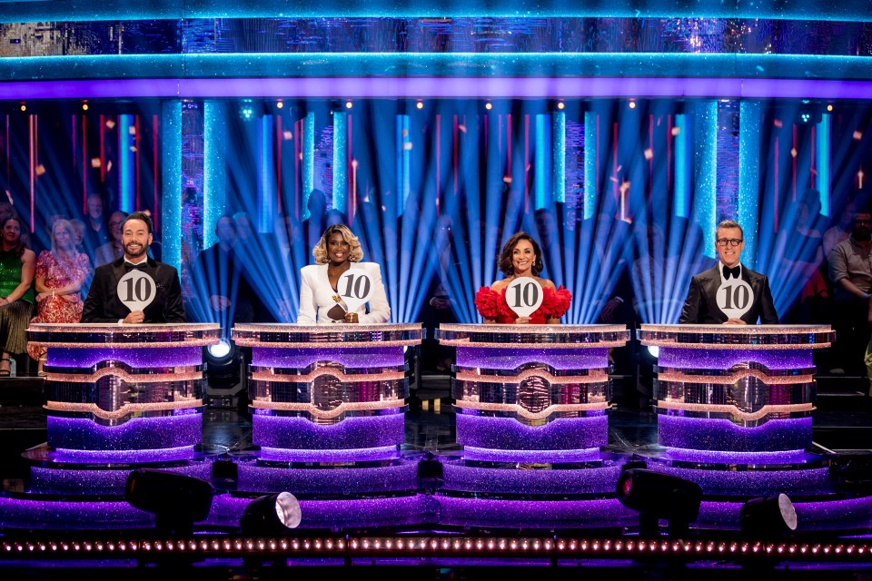 The Strictly panel is made up of Craigh Revel Horwood, Motsi Mabuse, Shirley Ballas and Anton de Beke