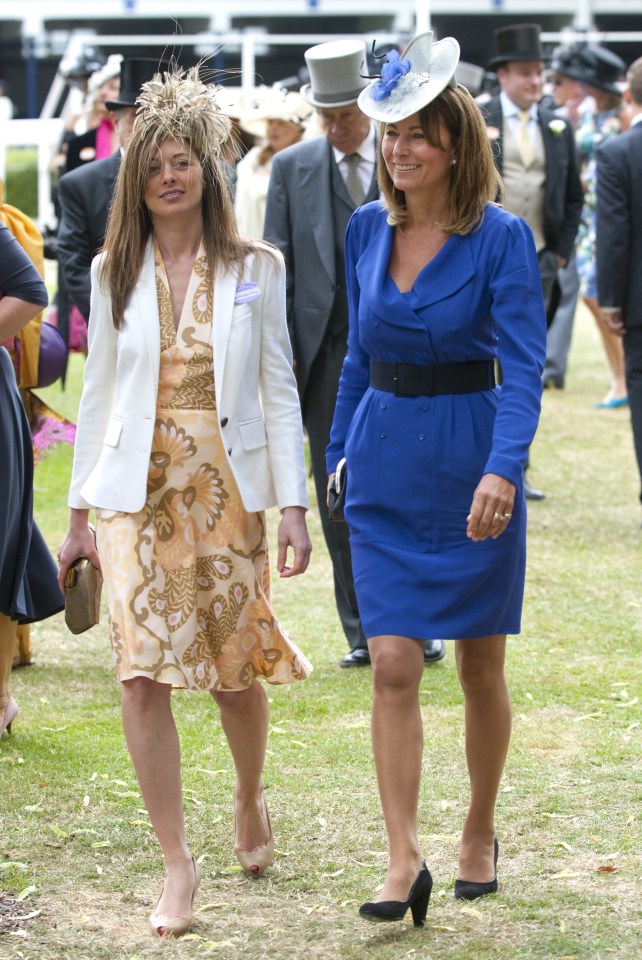 Carole previously donned the same look for Royal Ascot in 2012