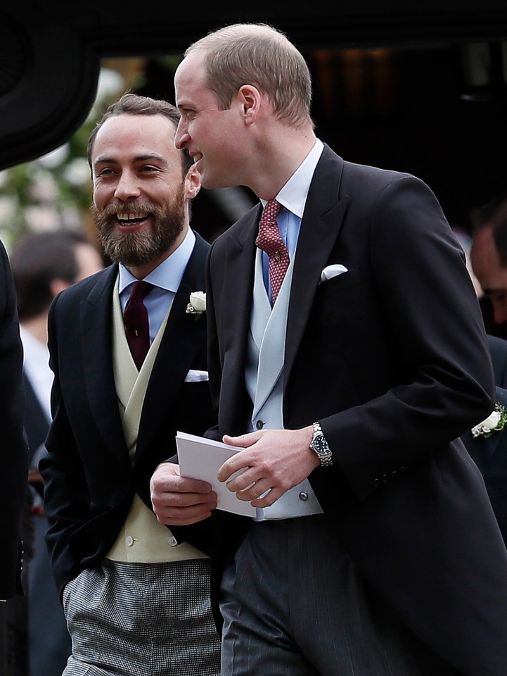 James Middleton spoke about how Prince William would 'flinch' when playing games at the Middleton house