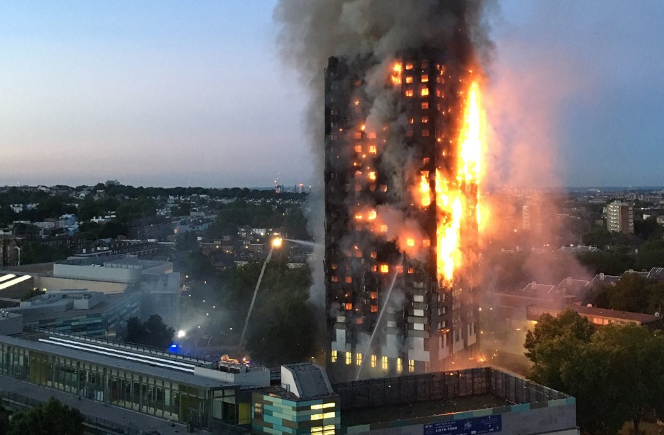 A lethal fire ripped through Grenfell Tower in west London in 2017