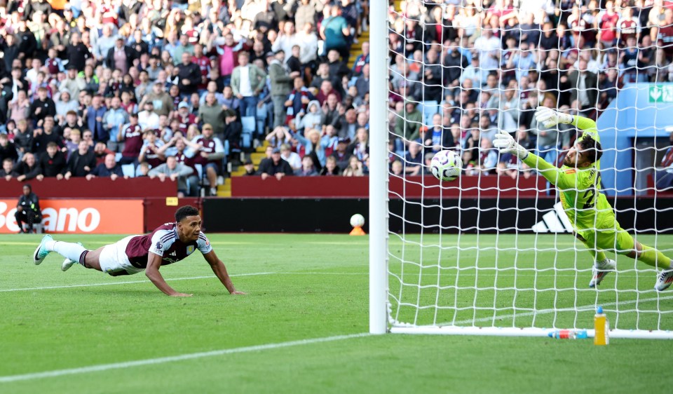 Ollie Watkins missed a glorious chance against Arsenal and is now injured