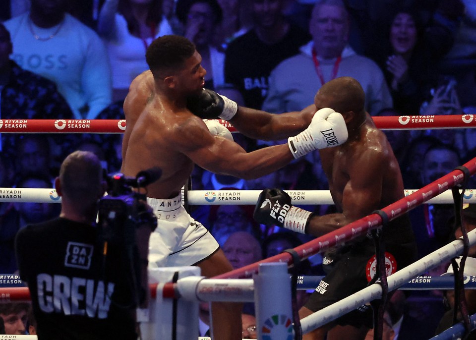 Daniel Dubois landed 79 punches in five rounds