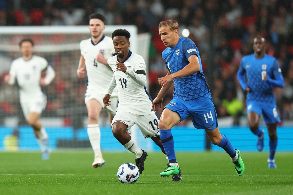 Angel Gomes is one of England's smallest players ever