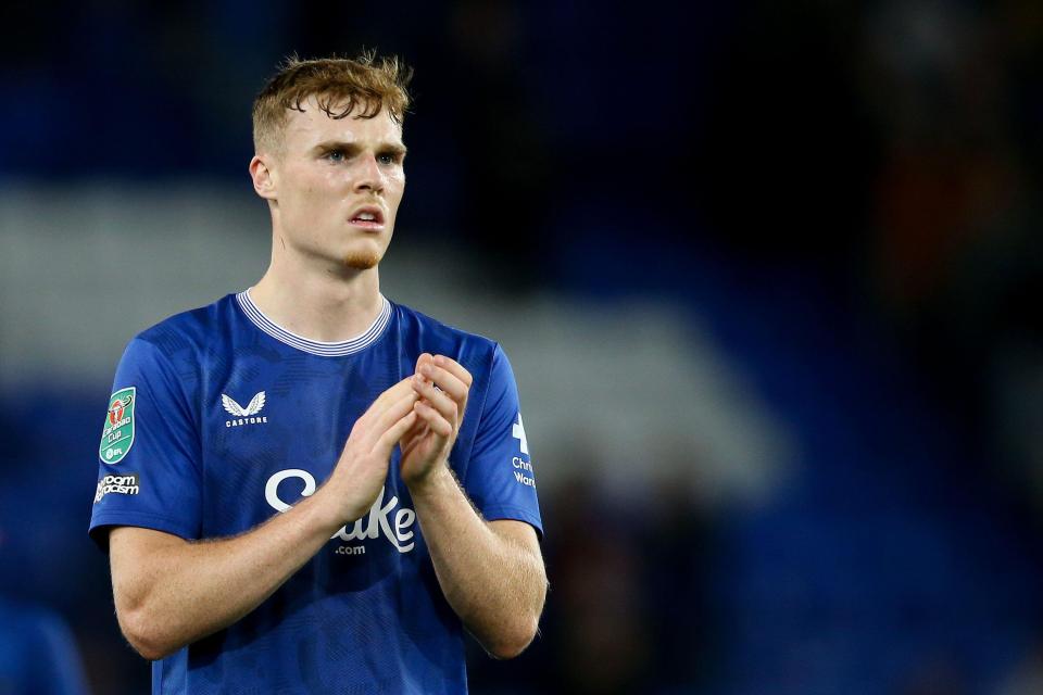 Jake O'Brien signed a four-year deal with Everton in the summer